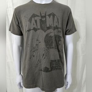 DC Comics "The Adventures of Batman & Robin" Gray Graphic T-Shirt Tee